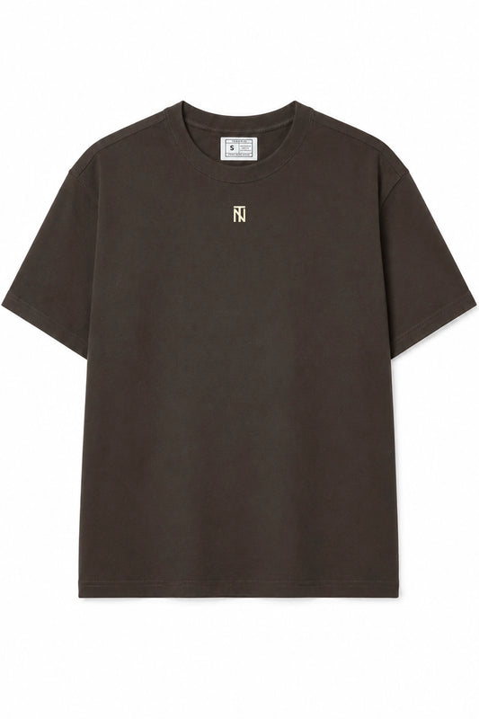Polera Loose Fit - Alto Gramaje - Marrón