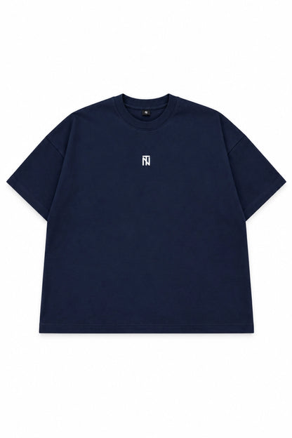 Polera Boxy Oversize - Azul Marino