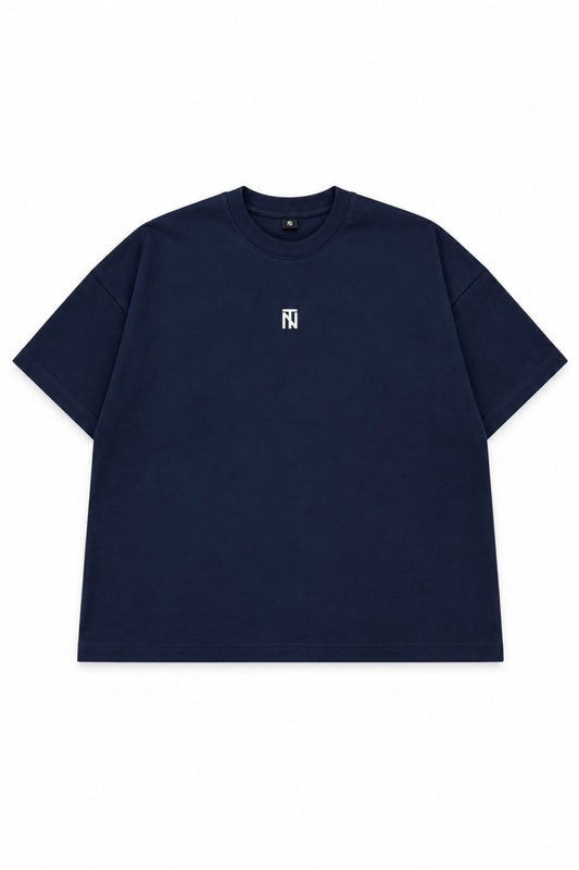 Polera Boxy Oversize - Azul Marino