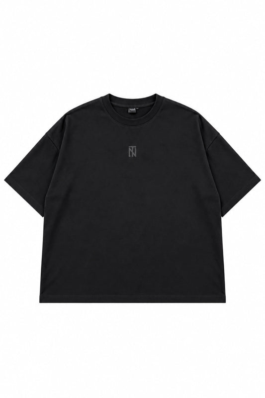 Polera Boxy Oversize - Negro