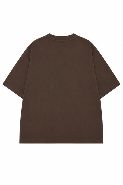 Polera Oversize (EXTRA HEAVY WEIGHT) - Marrón