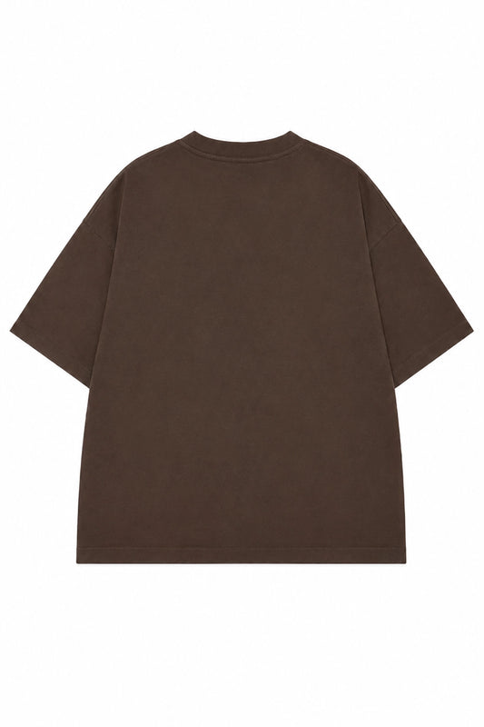 Polera Oversize (EXTRA HEAVY WEIGHT) - Marrón