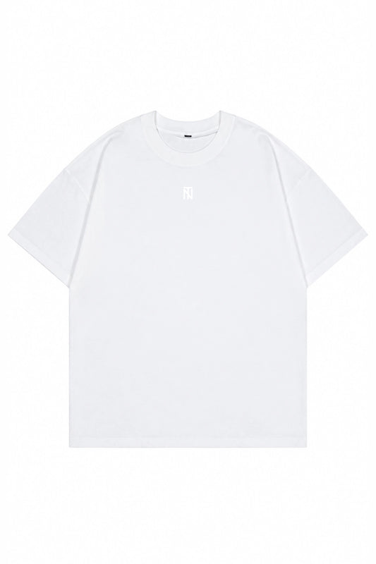 Polera Oversize Normal -  Heavy Cotton - Blanco