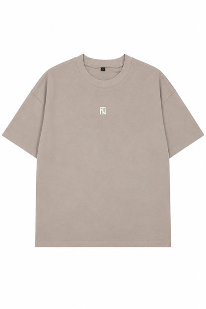 Polera Oversize Normal -  Heavy Cotton - Caqui
