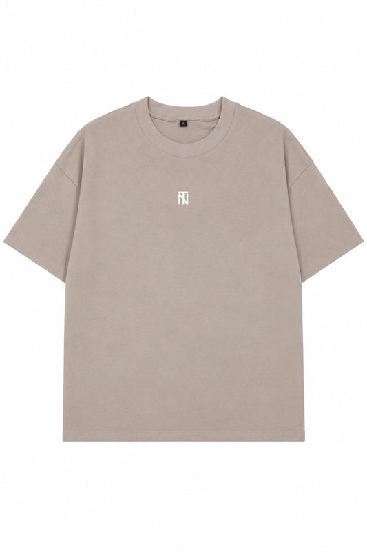 Polera Oversize Normal -  Heavy Cotton - Caqui