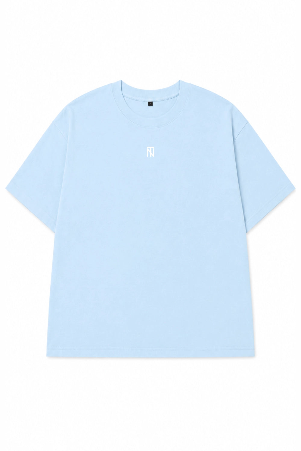 Polera Oversize Normal -  Heavy Cotton - Celeste