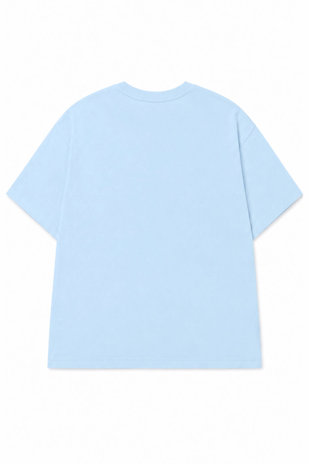 Polera Oversize Normal -  Heavy Cotton - Celeste