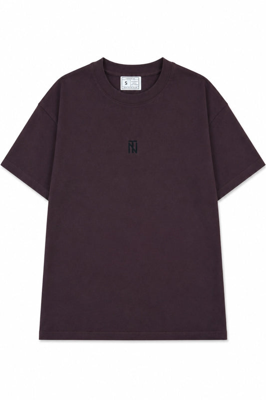 Polera Oversize Normal -  Heavy Cotton - Dark Chocolate