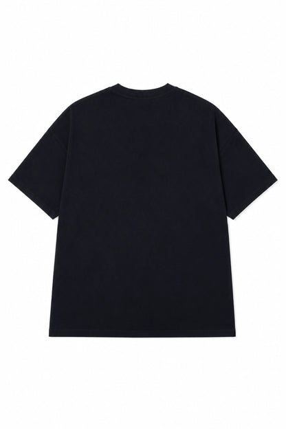 Polera Oversize Normal -  Heavy Cotton - Negro