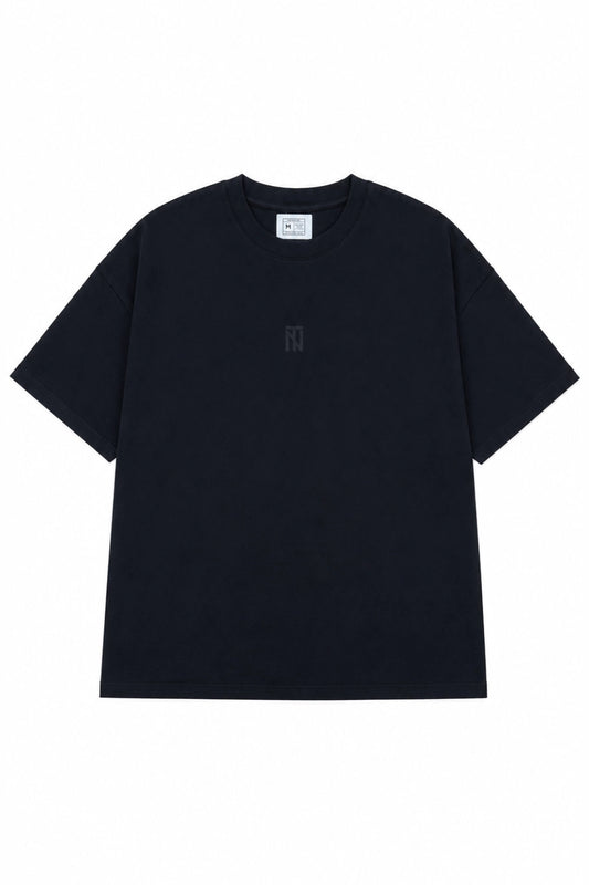 Polera Oversize Normal -  Heavy Cotton - Negro