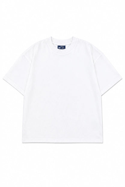 Polera Oversize High Cotton Premium - Blanco Hueso