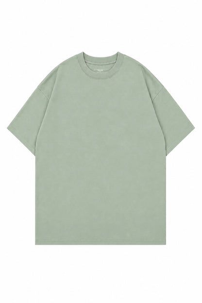 Polera Oversize High Cotton Premium - Verde Bosque