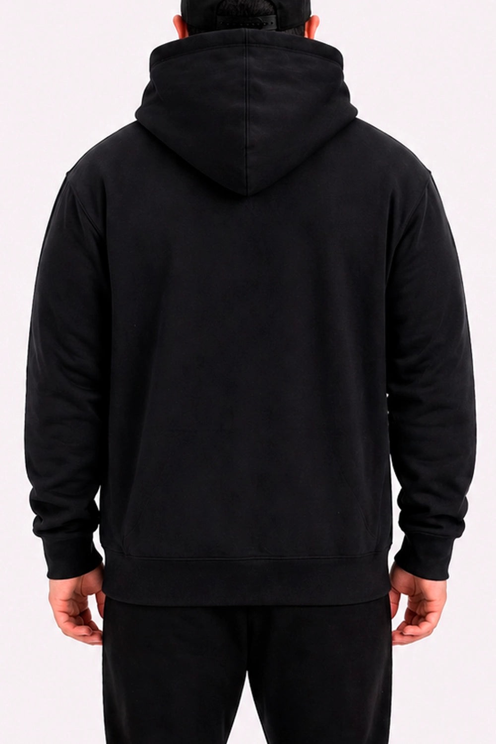 Polerón Hoodie High Cotton - Negro