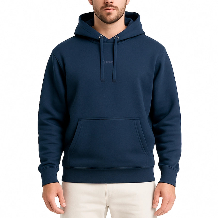 Polerón Hoodie Básico - Azul