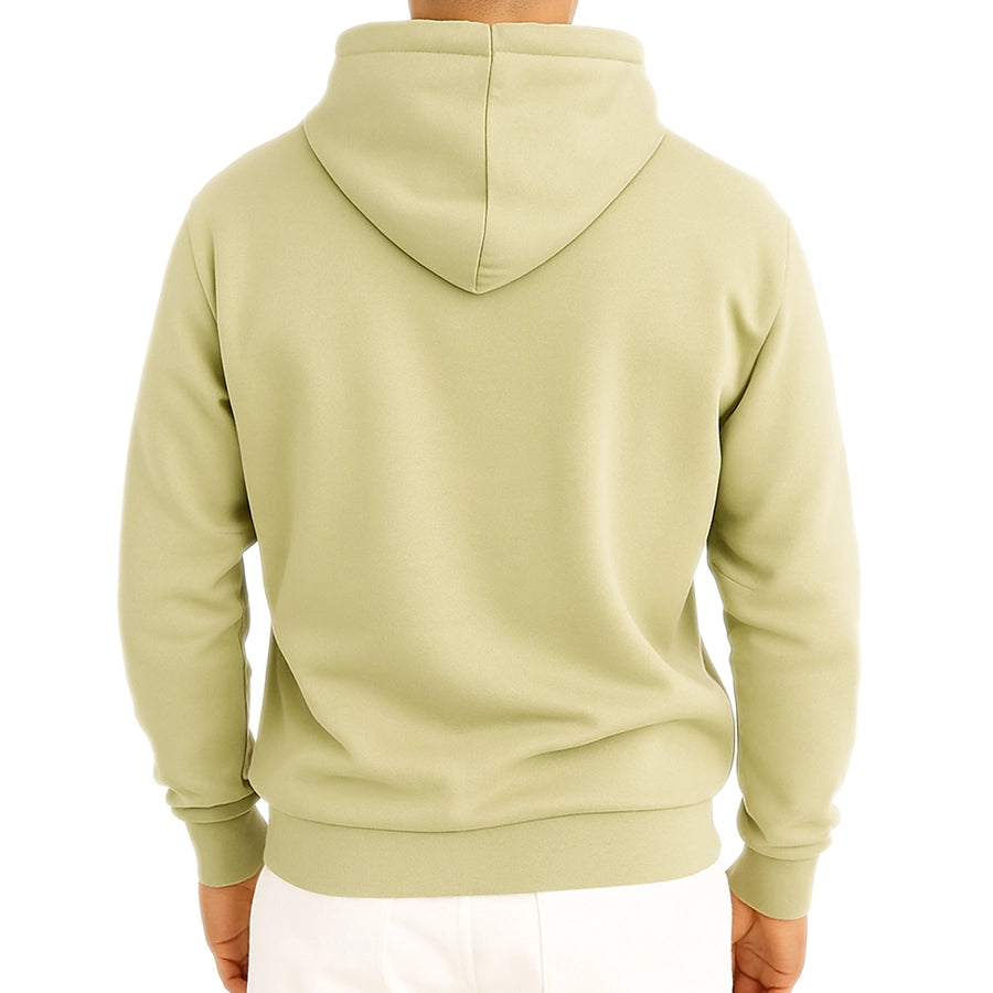 Polerón Hoodie Básico - Beige Verdoso