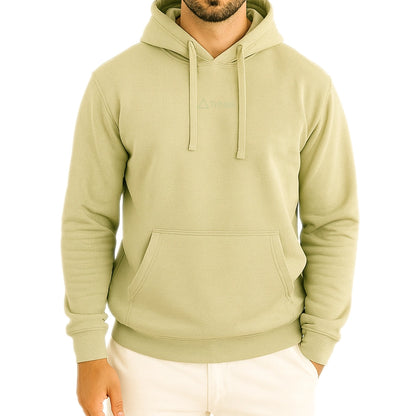 Polerón Hoodie Básico - Beige Verdoso