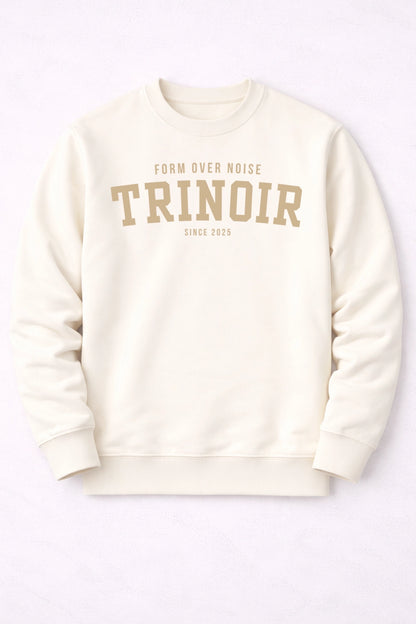 Polerón Crewneck TRINOIR - Beige 🚨LUIQUIDACIÓN🚨