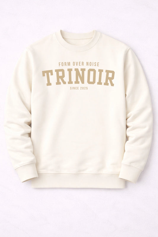 Polerón Crewneck TRINOIR - Beige 🚨LUIQUIDACIÓN🚨