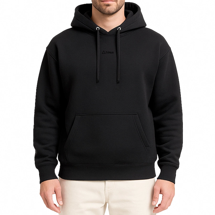 Polerón Hoodie Básico - Negro