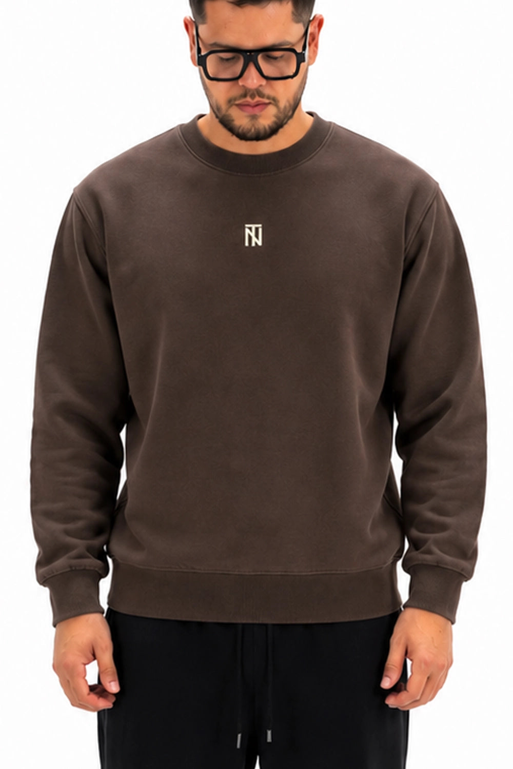 Polerón Crewneck TRINOIR - Marrón