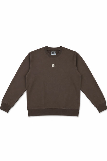 Polerón Crewneck TRINOIR - Marrón
