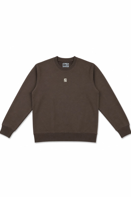 Polerón Crewneck TRINOIR - Marrón