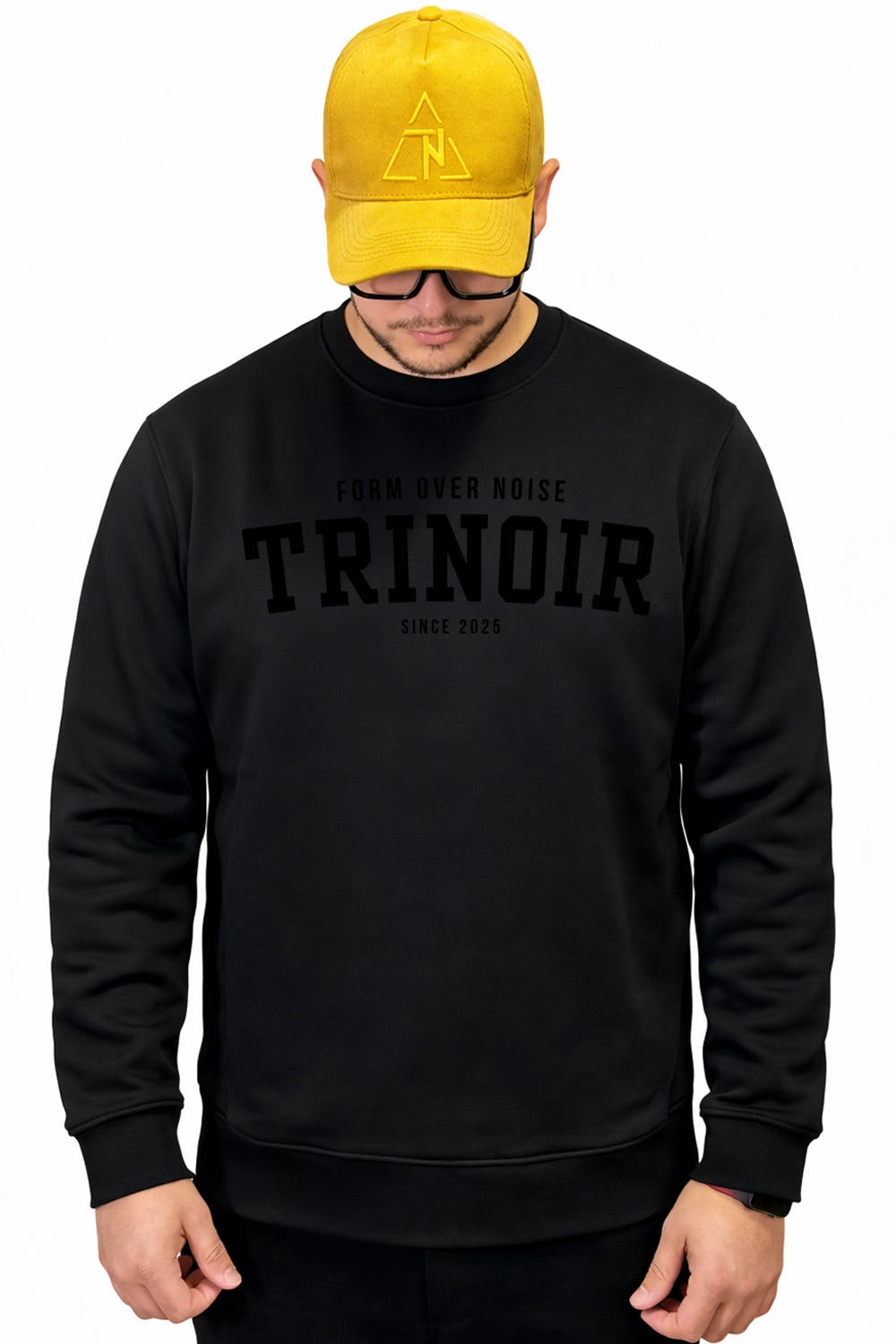 Polerón Crewneck TRINOIR - Negro