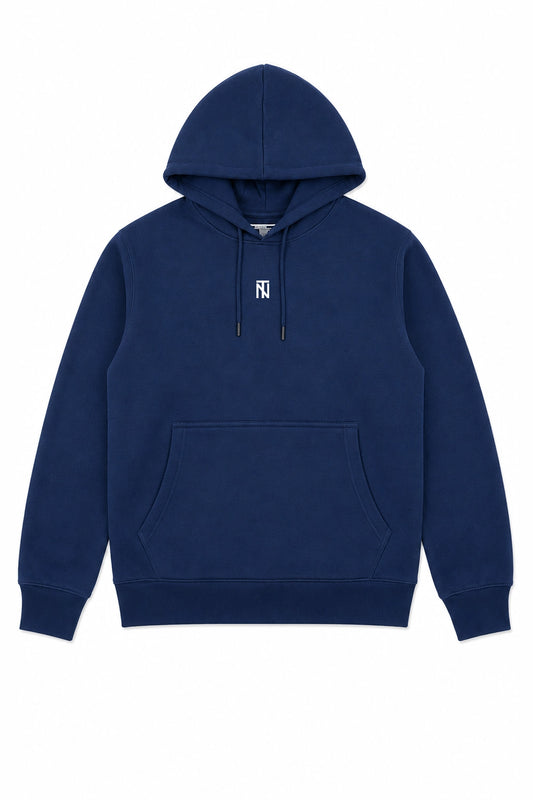 Poleron Hoodie Heavy Cotton - Azul Petróleo