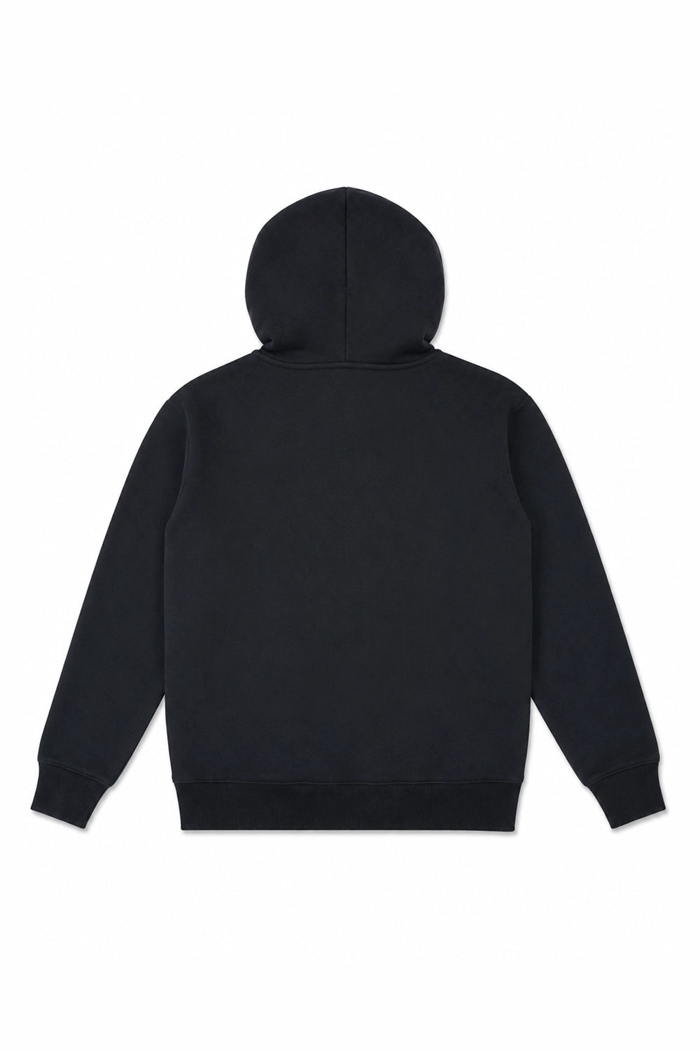 Poleron Hoodie con Cierre Heavy Cotton - Negro