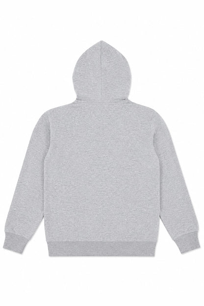 Poleron Hoodie con Cierre Heavy Cotton - Gris