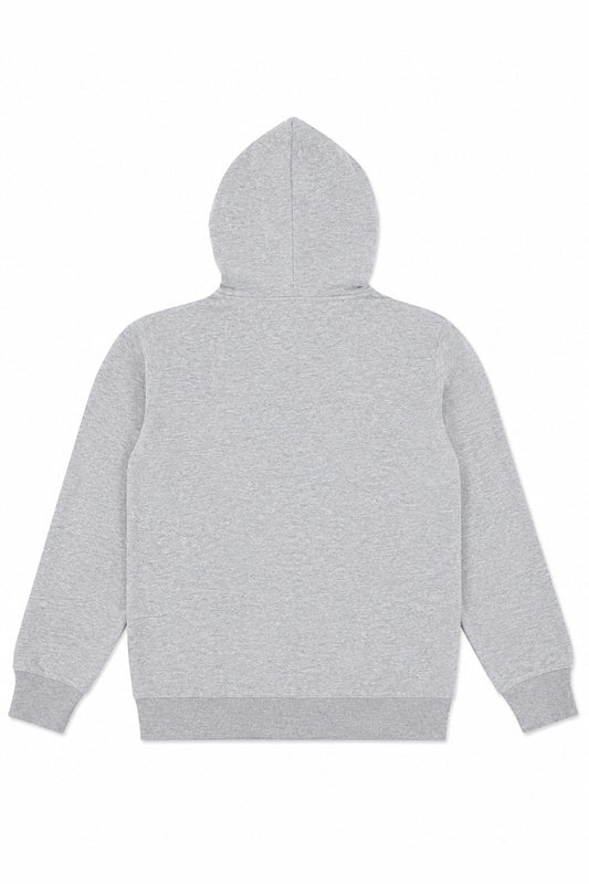Poleron Hoodie con Cierre Heavy Cotton - Gris ⚠️LIQUIDACIÓN⚠️