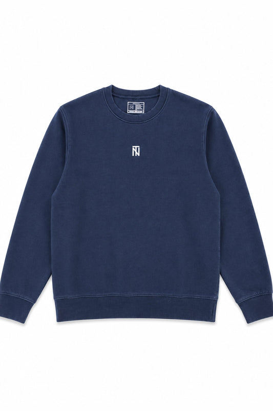Polerón Crewneck TRINOIR -  Azul Desgastado