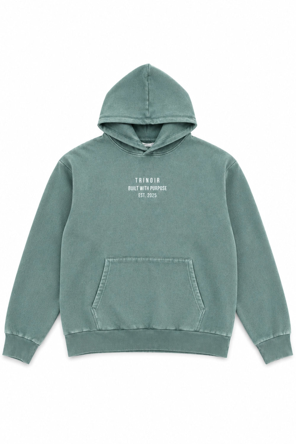 Polerón Hoodie Oversize Boxy Fit - Verde Acid