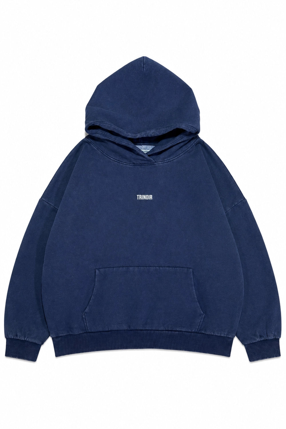 Polerón Oversize Boxy Fit - Azul Desgastado