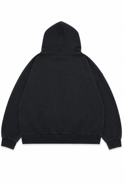 Polerón Oversize Boxy Fit - Negro