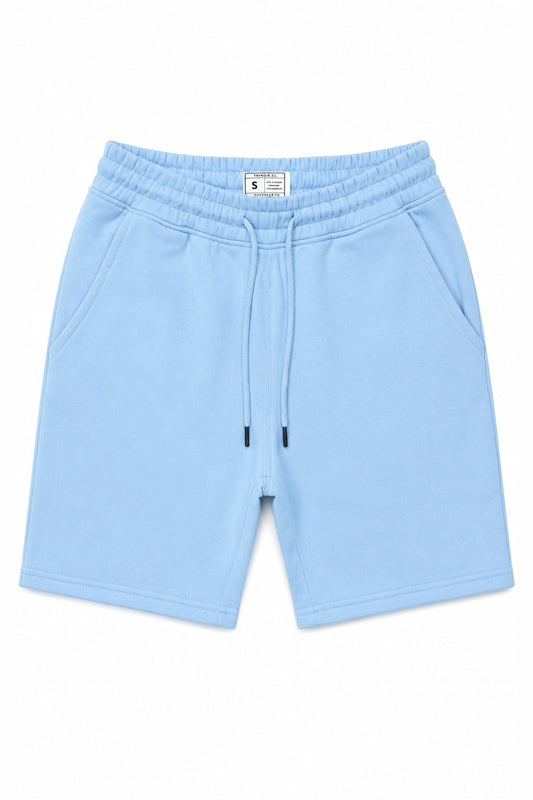 Short Heavy Cotton - Celeste