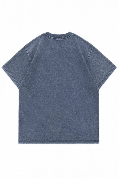 Polera Oversize Normal - Washed Grey