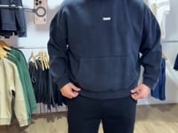 Polerón Oversize Boxy Fit - Negro